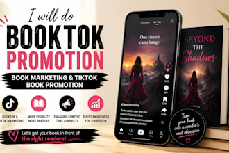 do booktok promotion book marketing tiktok book promotion booktok video ads