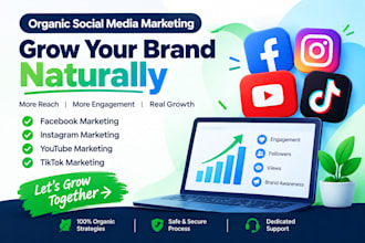 do organic social media marketing
