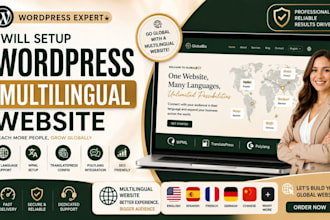 create wordpress multilingual website, wpml, translatepress