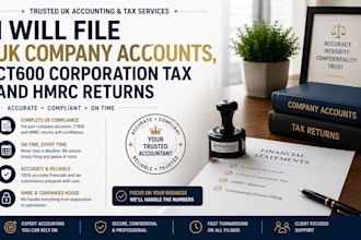 file UK company accounts, ct600 corporation tax and hmrc returns