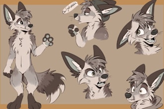 create ref sheet furry reference sheet fursona ref sheet furry art custom art