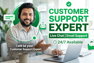 provide virtual services for emails, copywriting, live chat