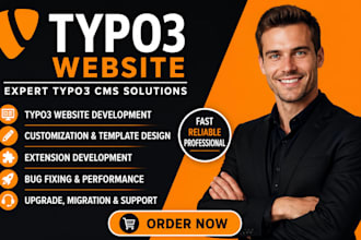 build typo3 website with expert typo3 cms development customization and supports
