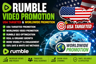 promote your rumble videos with USA targeted marketing