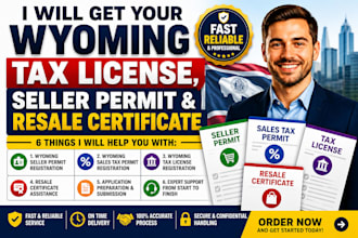 get your wyoming tax license, seller permit, and resale certificate