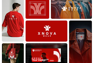design luxury clothing fashion brand, apparel and boutique clothing brand logo