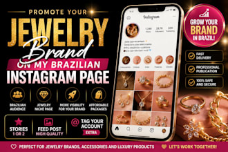 promote your jewelry brand on my brazilian instagram page