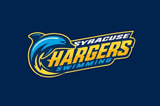 design thrilling swim team club logo for you