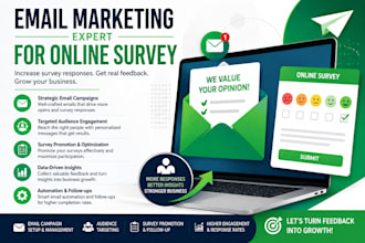 do an online survey with a google form