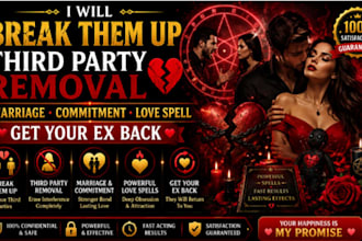 break them up, third party removal marriage commitment love spell get ex back