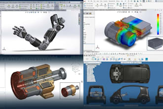 do parametric cad modeling in solidworks for cnc and manufacturing parts