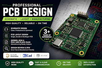 design schematics and pcb design in easyeda kicad altiuml