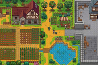 do pixel art tileset top down rpg game environment godot tilemap background
