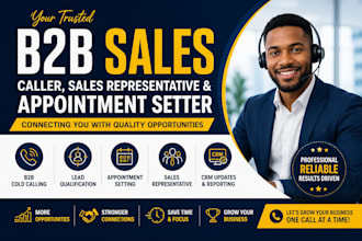 do b2b cold calling telemarketing and set appointments