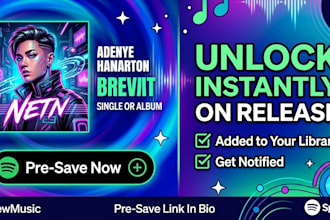 create a campaign for unrelease spotify song to get pre save