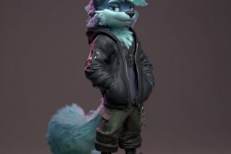 draw furry illustration, furry art