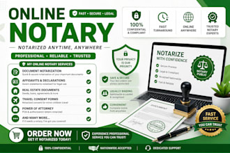provide fast remote online notary notarization services, notarize legal document