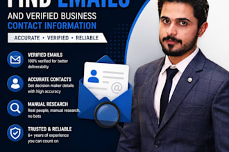 find emails and build a verified lead list