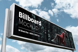 create professional billboard animation for event, business with fast delivery