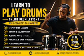 teach you how to drum