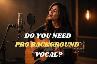 be female pop singer female rock singer edm singer female backing vocalist