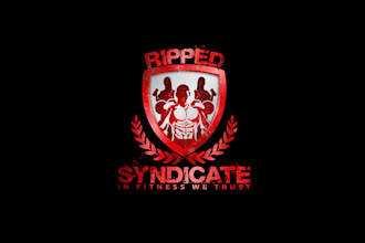 design custom ripped syndicate fitness logo