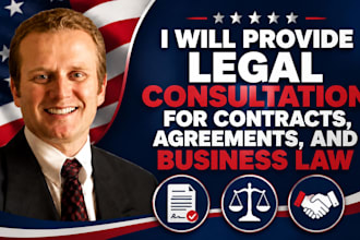 provide legal consultation for contracts, agreements, and business law