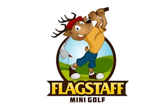 design sustainability mini golf course logo