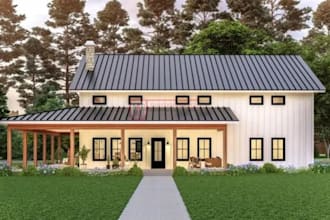 draw 2d architectural plans, barndominium drawings and structural framing plans