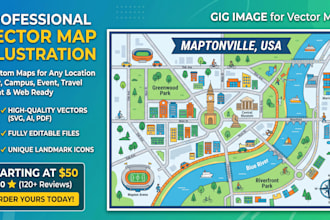 create editable vector maps in adobe illustrator