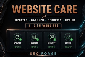 manage your website hosting security and updates