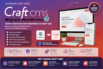 build craft cms website, ghost cms, clone, migrate wordpress website