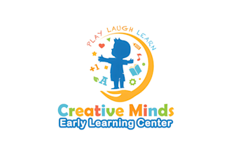design modern education kids, childcare, daycare, baby store logo