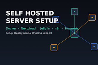 set up and manage your self hosted server infrastructure