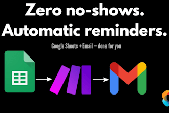build an automated appointment reminder system
