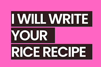 create rice and spag recipe
