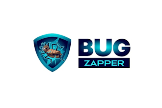 design bug zapping pest control company logo