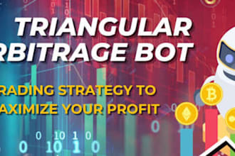 develop crypto arbitrage bot, dex arbitrage bot, triangular arbitrage bot