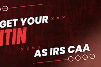 do passport verification and get itin as irs caa