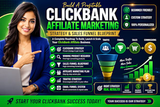 build clickbank affiliate marketing strategy and sales funnel blueprint