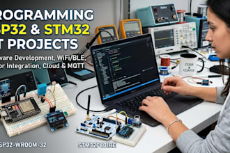 program stm32, esp32, and iot projects
