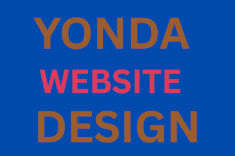 design a yonda website and redesign for your business