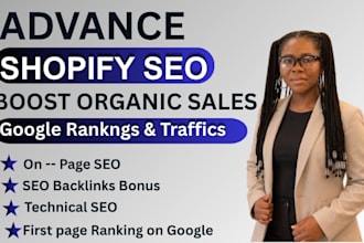 be your shopify SEO expert to boost google rankings and store sales