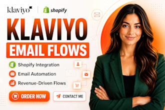 setup klaviyo flows, email marketing, email flows, and shopify automation