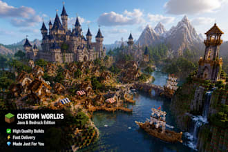 make a minecraft world for you in 1 day