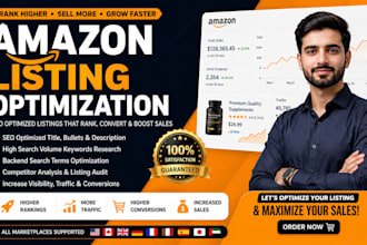 provide amazon listing optimization that will boost sales