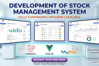 build custom fullstack management system, inventory, hr, admin panels