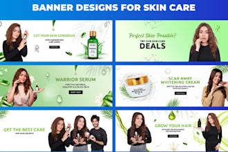 design high converting shopify banner, website banner, hero image and slider
