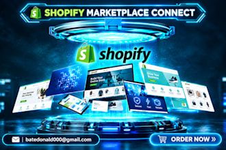 setup shopify marketplace connect to etsy, ebay, amazon shopify product upload