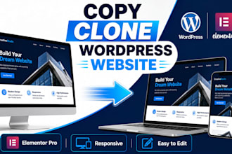 copy clone wordpress website using elementor pro